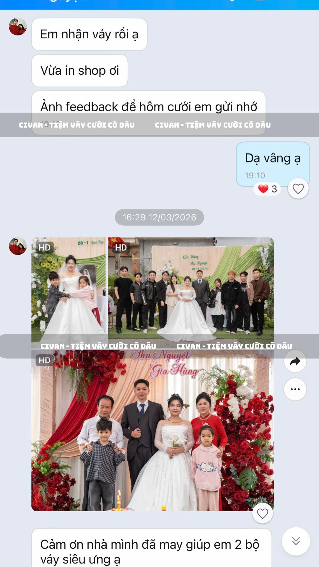 Cô dâu CIVAN BRIDAL