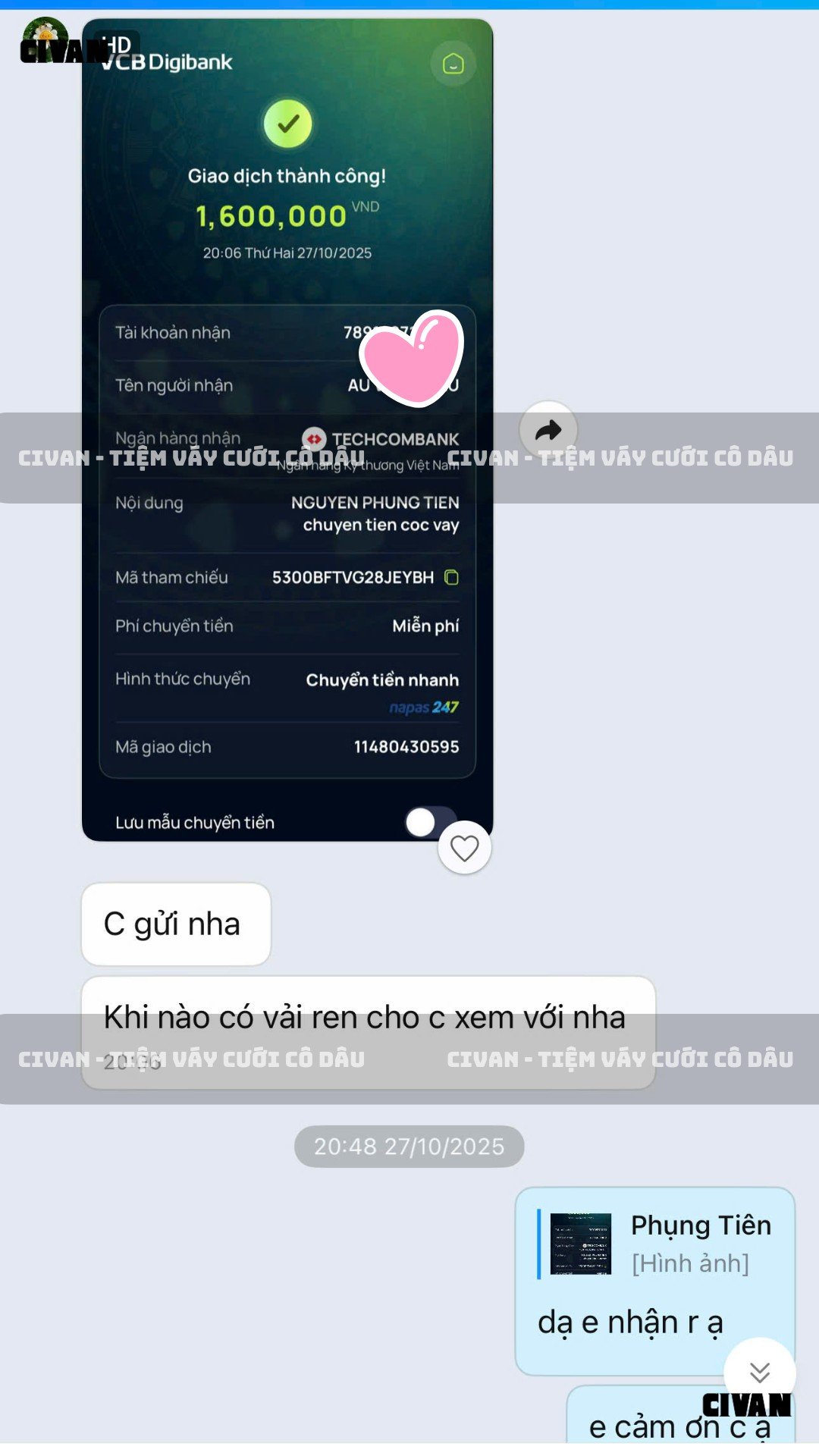 Cô dâu CIVAN BRIDAL