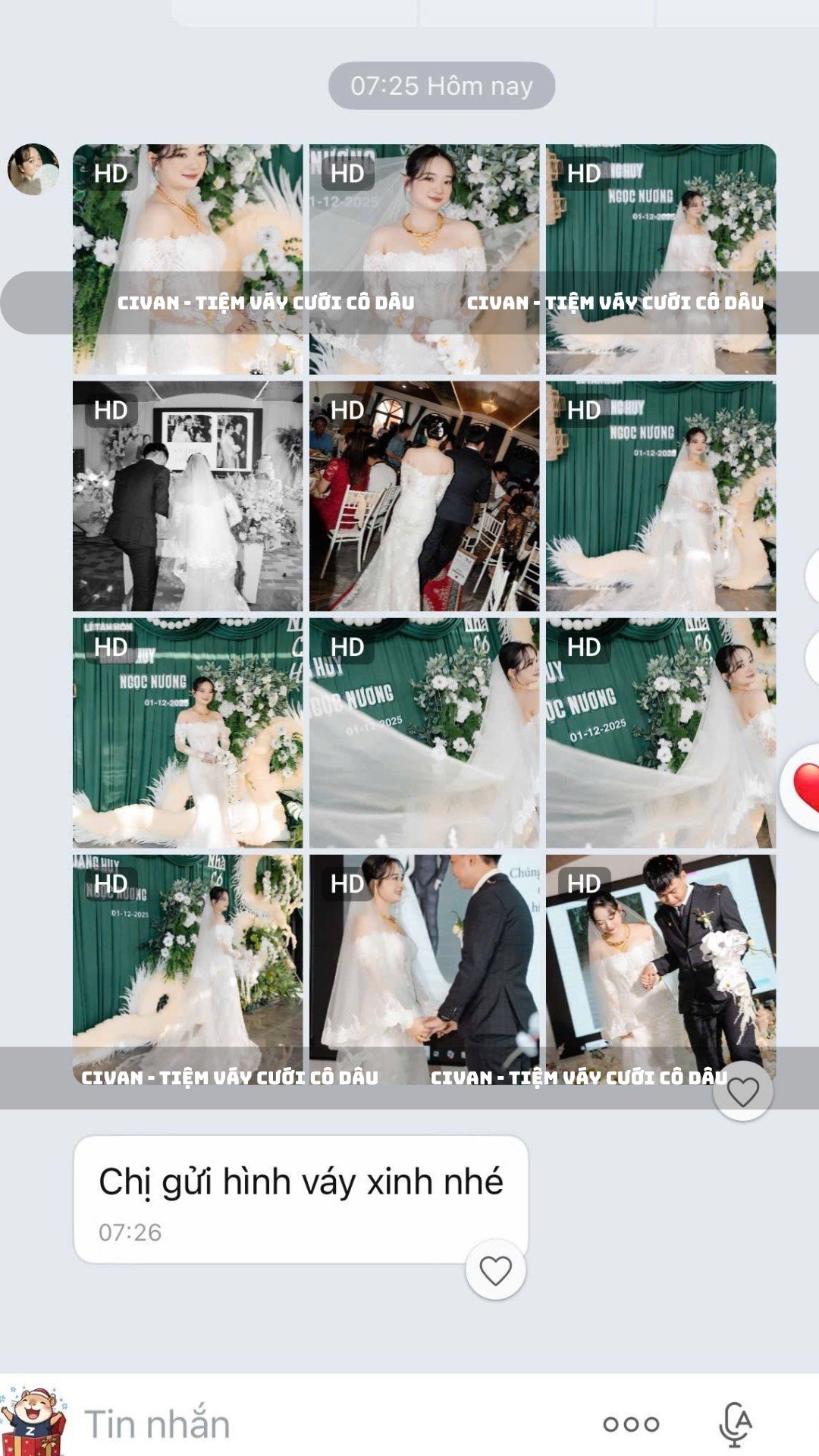 Cô dâu CIVAN BRIDAL