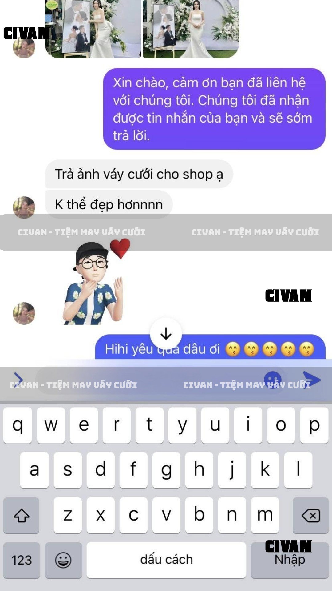 Cô dâu CIVAN BRIDAL