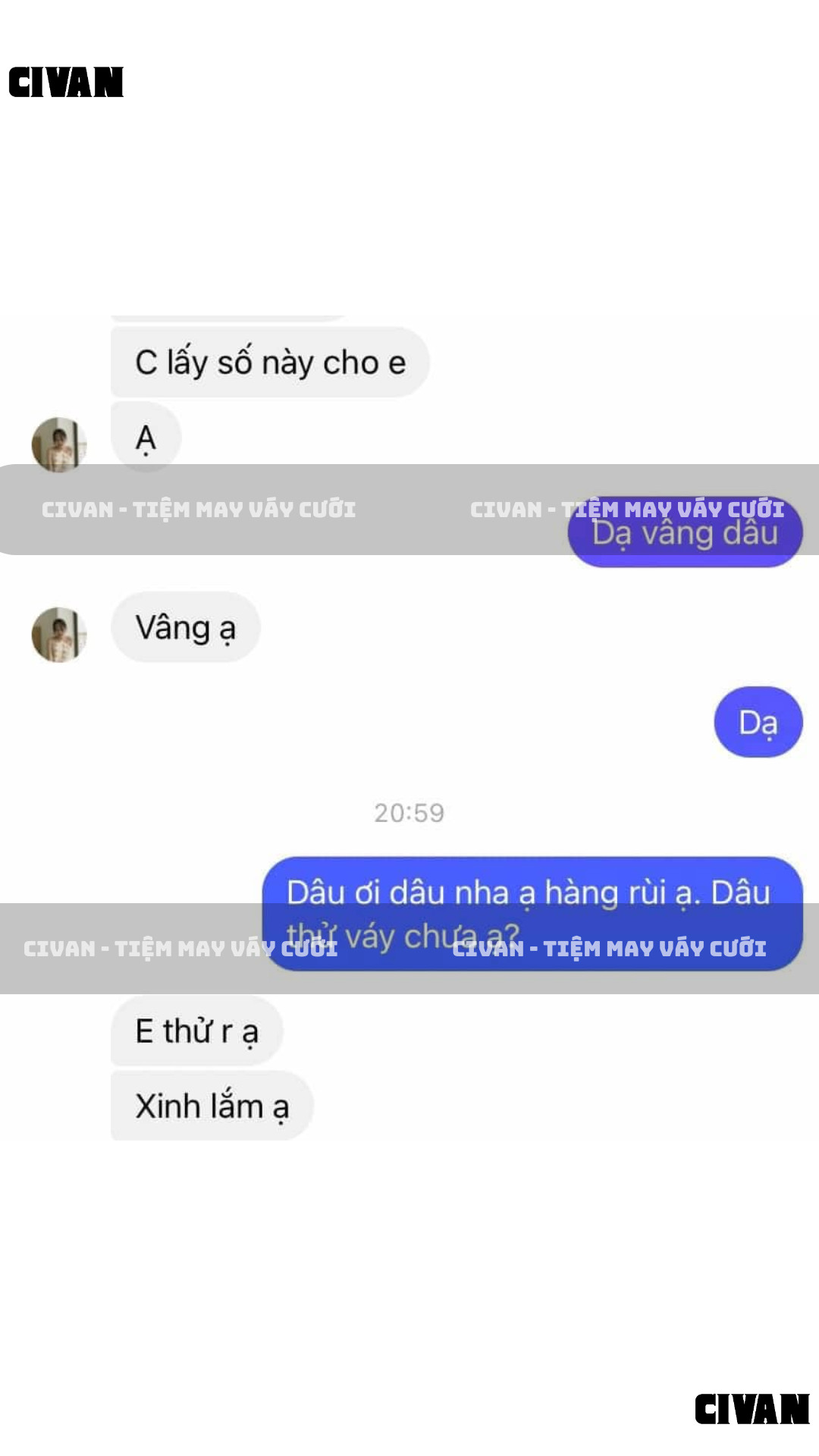 Cô dâu CIVAN BRIDAL