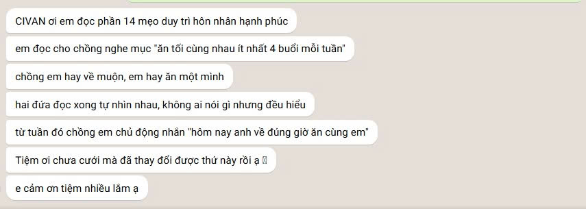 Feedback cô dâu