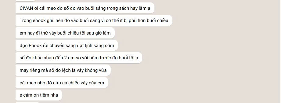 Feedback cô dâu Thu Hương
